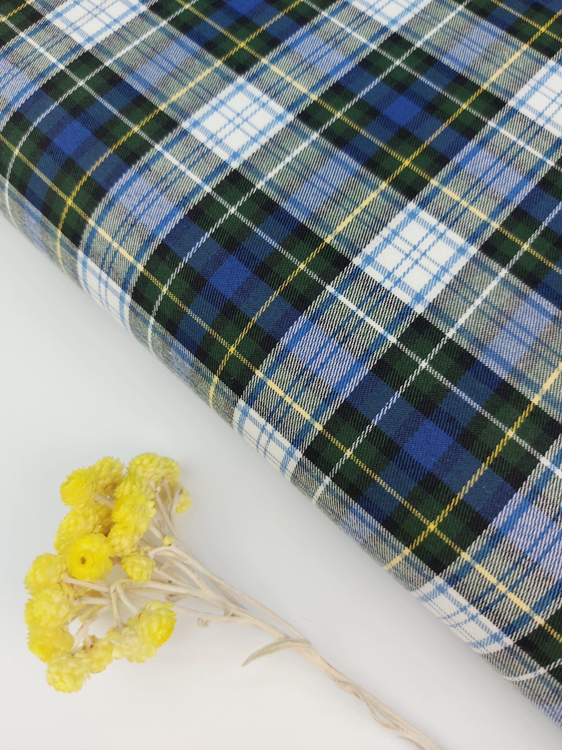 Viyela Cuadros Highlands Blue. Todos los Productos Viyela Cuadros Highlands Blue.