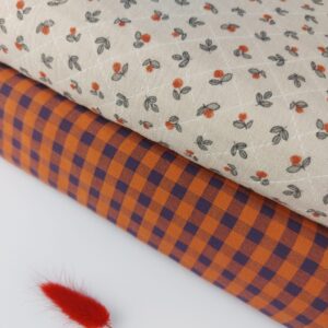 Gasa Acolchada Mini Flores 4 capas Pespunte Rombos Doble Gasa/ B&aacute;mbula