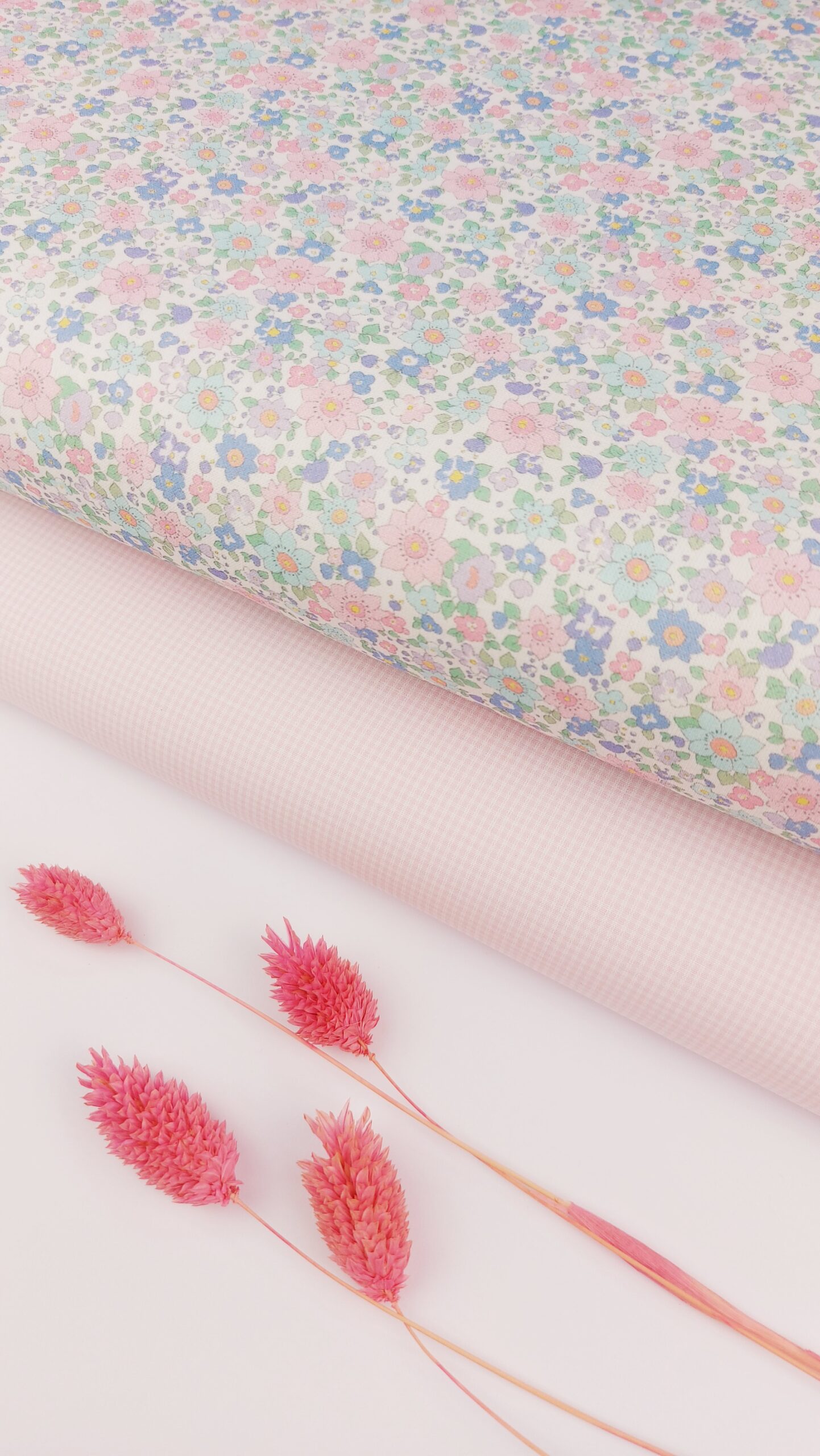Vichy Algodón Micro Cuadro Rosa Boom 2mm Todos los Productos Vichy Algodón Micro Cuadro Rosa Boom 2mm - Imagen 2