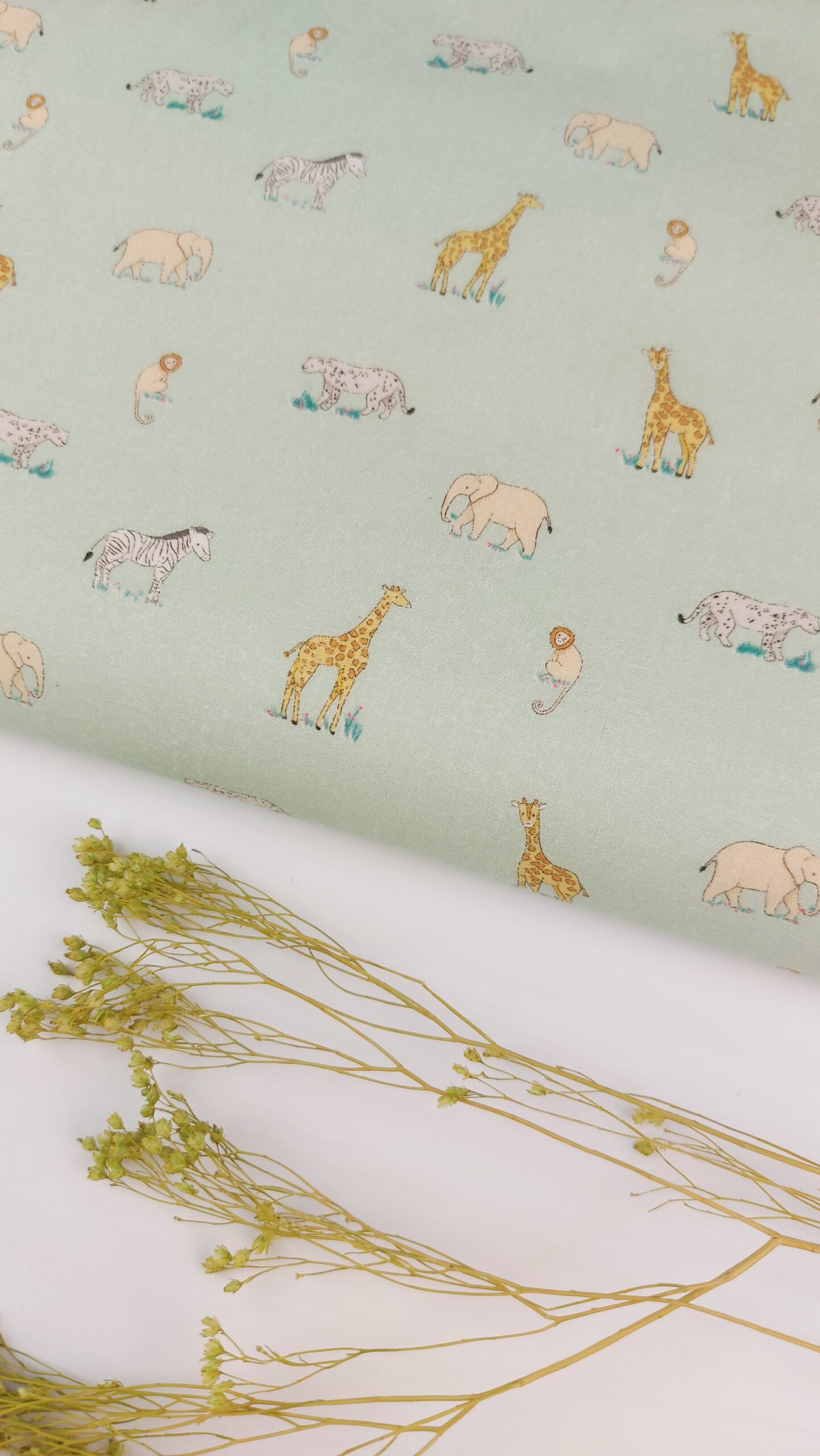 🦒Popelín infantil Safari de Caramelo🦒 Popelín 🦒Popelín infantil Safari de Caramelo🦒