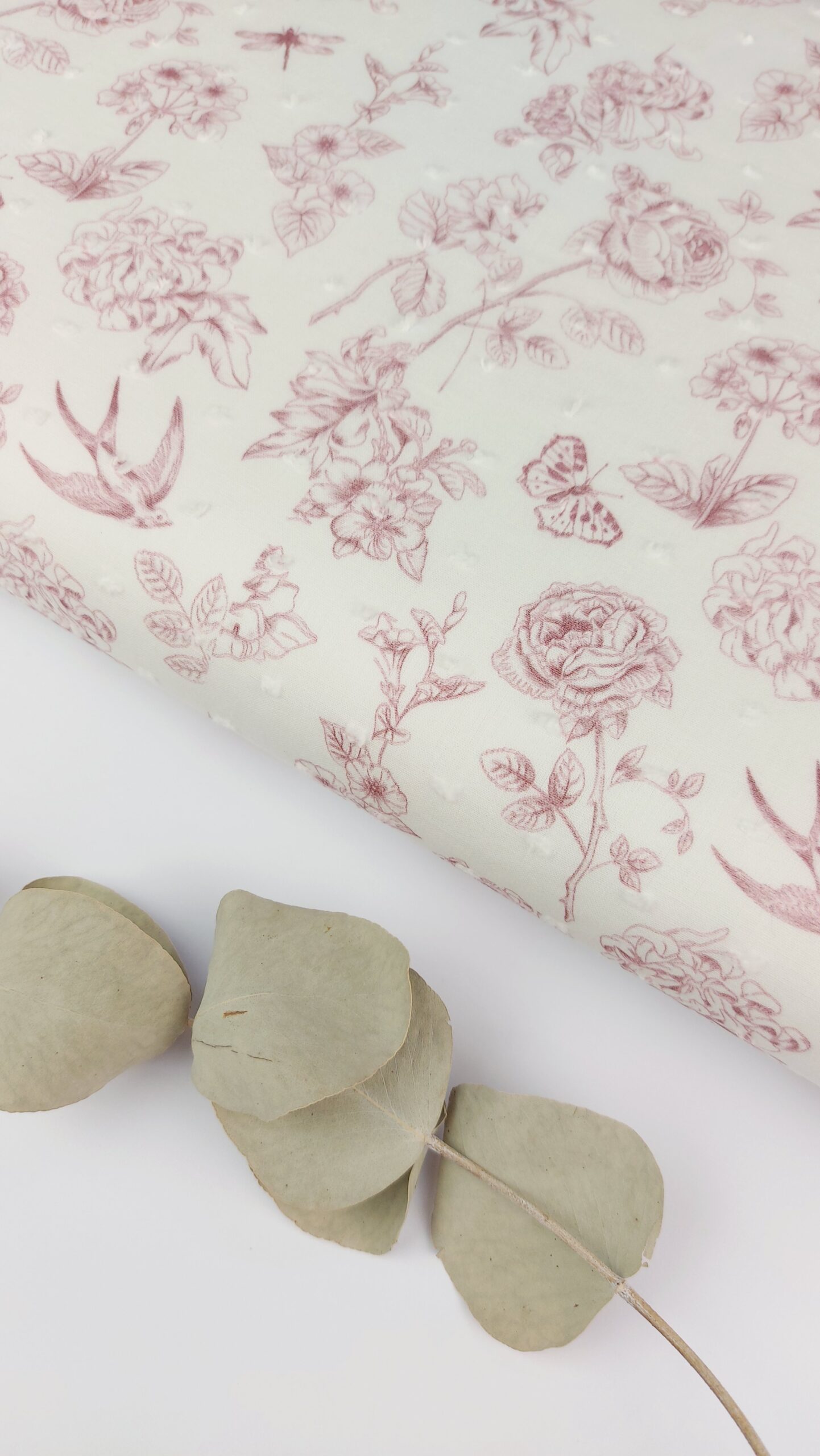 🎀 Plumeti Flores Belle Époque Berenjena Empolvado Plumeti 🎀 Plumeti Flores Belle Époque Berenjena Empolvado