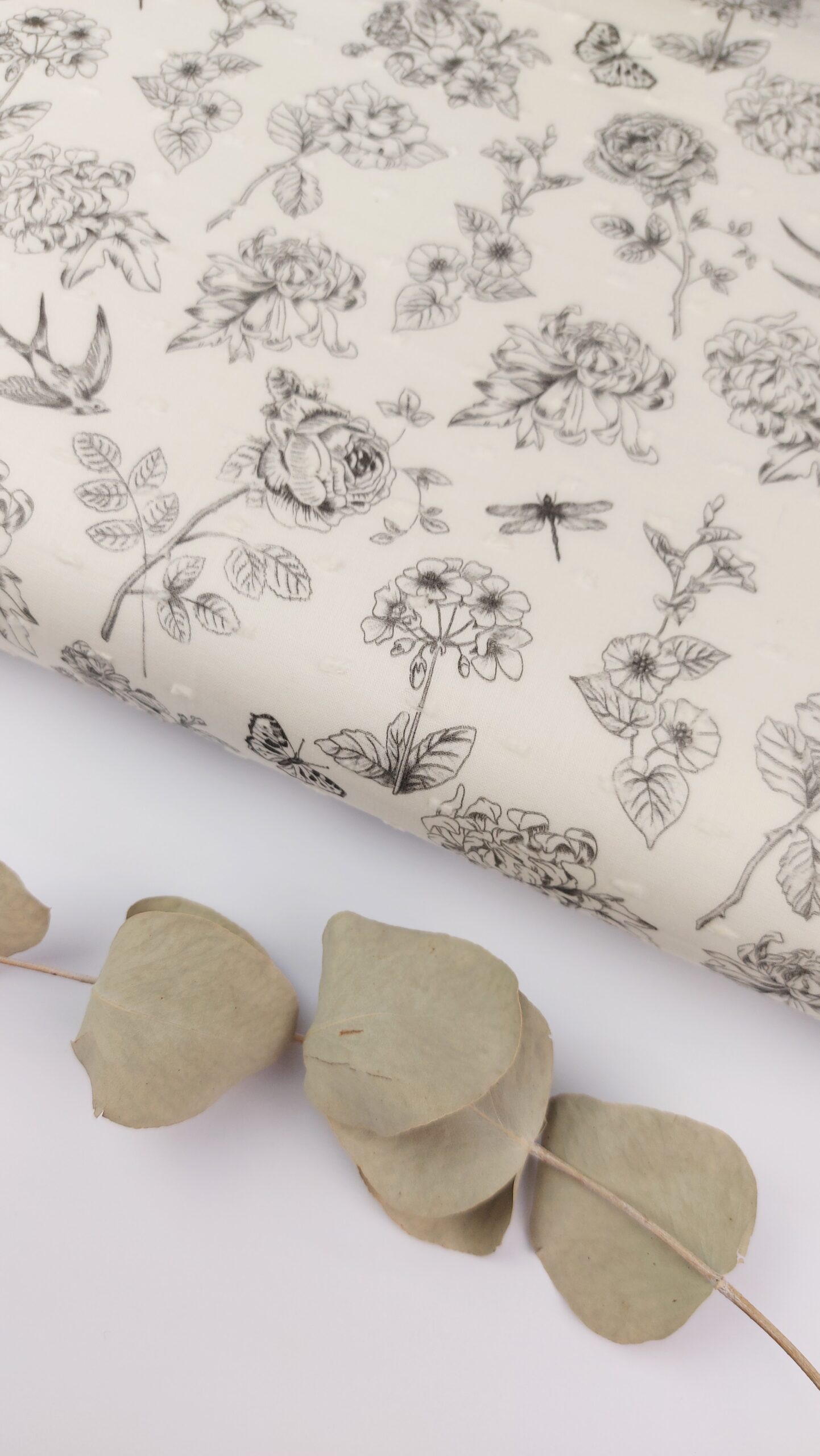 🎀 Plumeti Flores Belle Époque Gris Antracita Plumeti 🎀 Plumeti Flores Belle Époque Gris Antracita